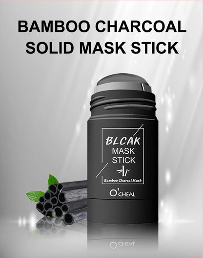 Green Tea & Honey Peach Facial Mask Stick – Pore Cleansing, Moisturizing & Charcoal Mud Mask