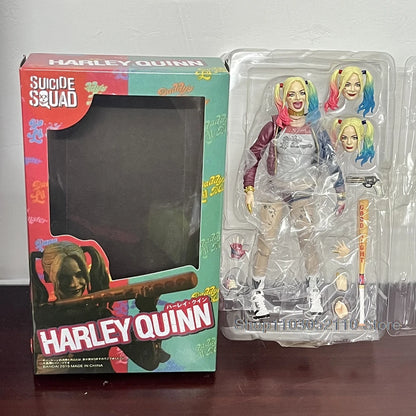 SHF Joker & Harley Quinn Action Figures – Movie & Anime Horror Models, Joint Movable Toys, Halloween Gifts
