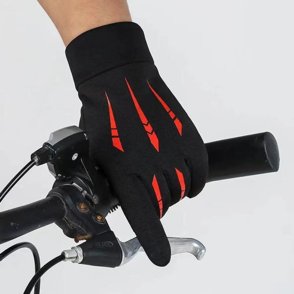 Winter Touchscreen Gloves - Unisex Fleece-Lined Full Finger Gloves for Cycling Running and Outdoor Sports