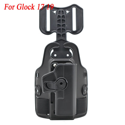 Outdoor Tactical Thigh Drop Leg Holster - Compatible with Glock 17, Beretta M9, Colt 1911, PX4 Storm for Hunting