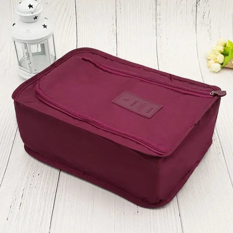 Multifunctional Waterproof Travel Bag – Portable Nylon Organizer for Shoes, Clothing, and Storage Pouch