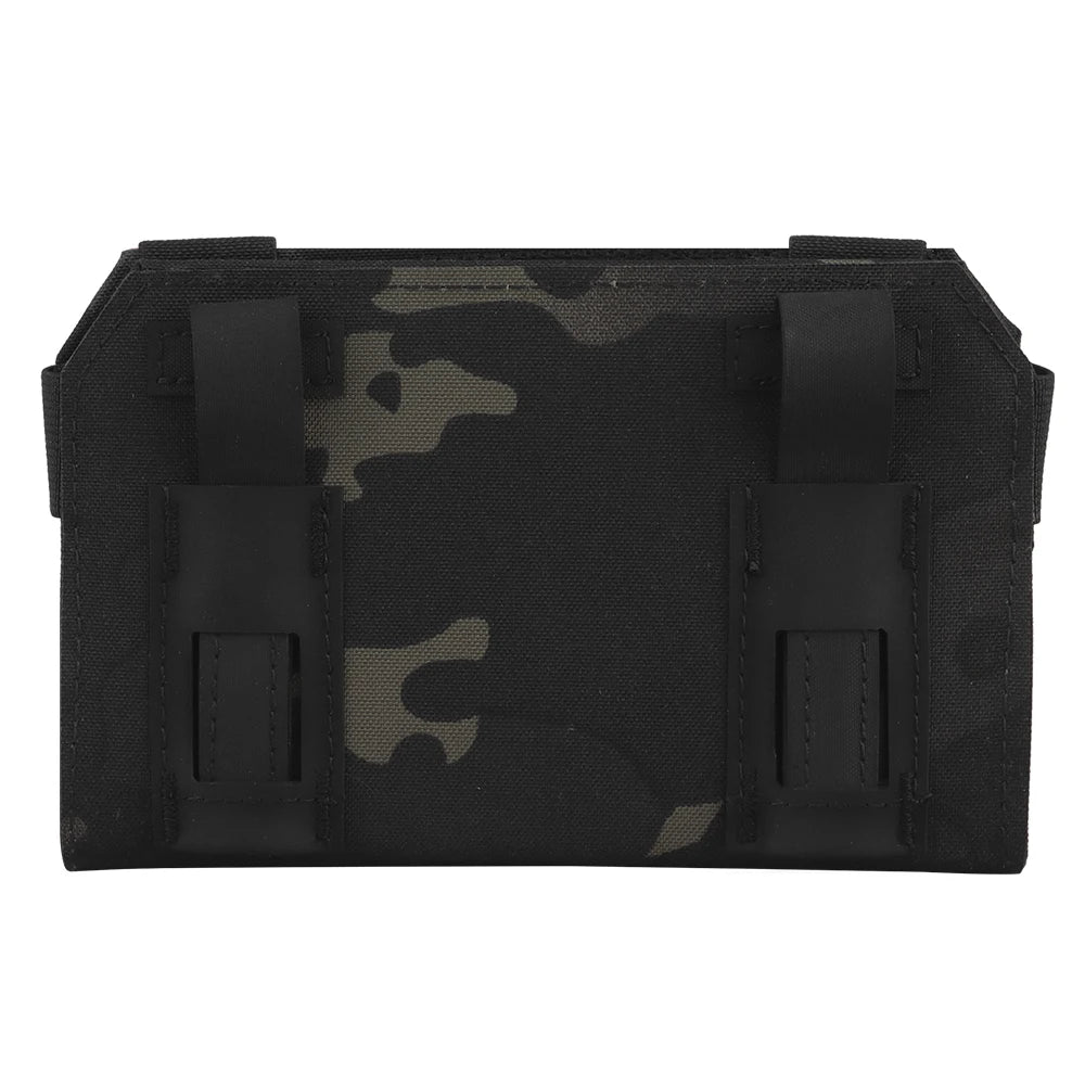 Tactical Admin Phone Pouch MOLLE – Military Hunting Vest Front Panel Map Holder & Utility Carrier Bag for Outdoor Navigation