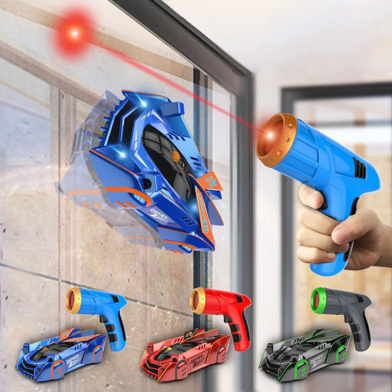Wall Climbing RC Race Car – Light-Guided Anti-Gravity Drift Stunt Car with Infrared Sensor, Electric Toy Gift for Kids & Boys