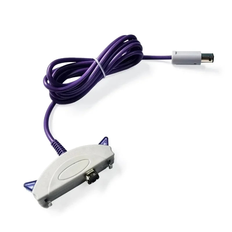 1.8M GBA Link Cable Connector for Game Boy Advance & Nintendo GameCube – Data Transfer Adapter Cord