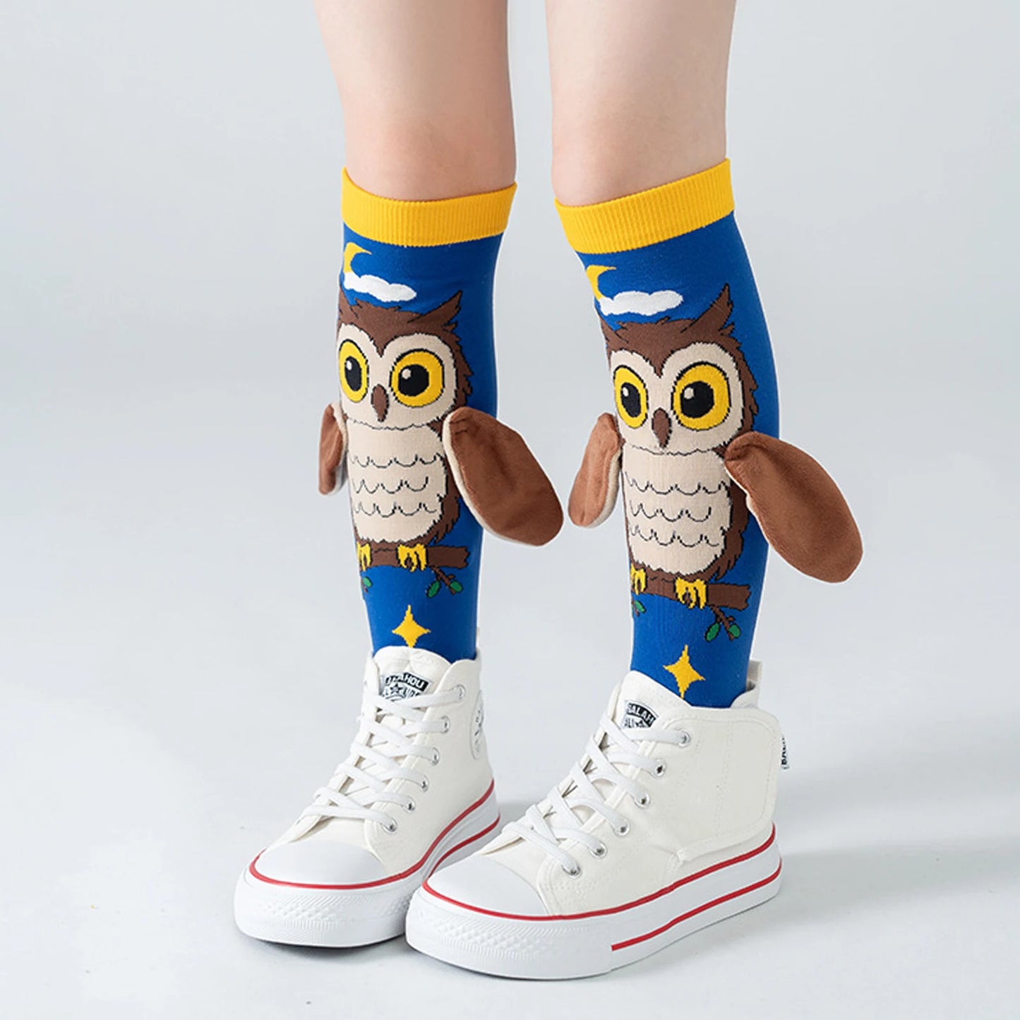 Cute 3D Cartoon Animal Knee-High Socks – Dog, Rabbit & Penguin Long Socks for Kids Party & Festival