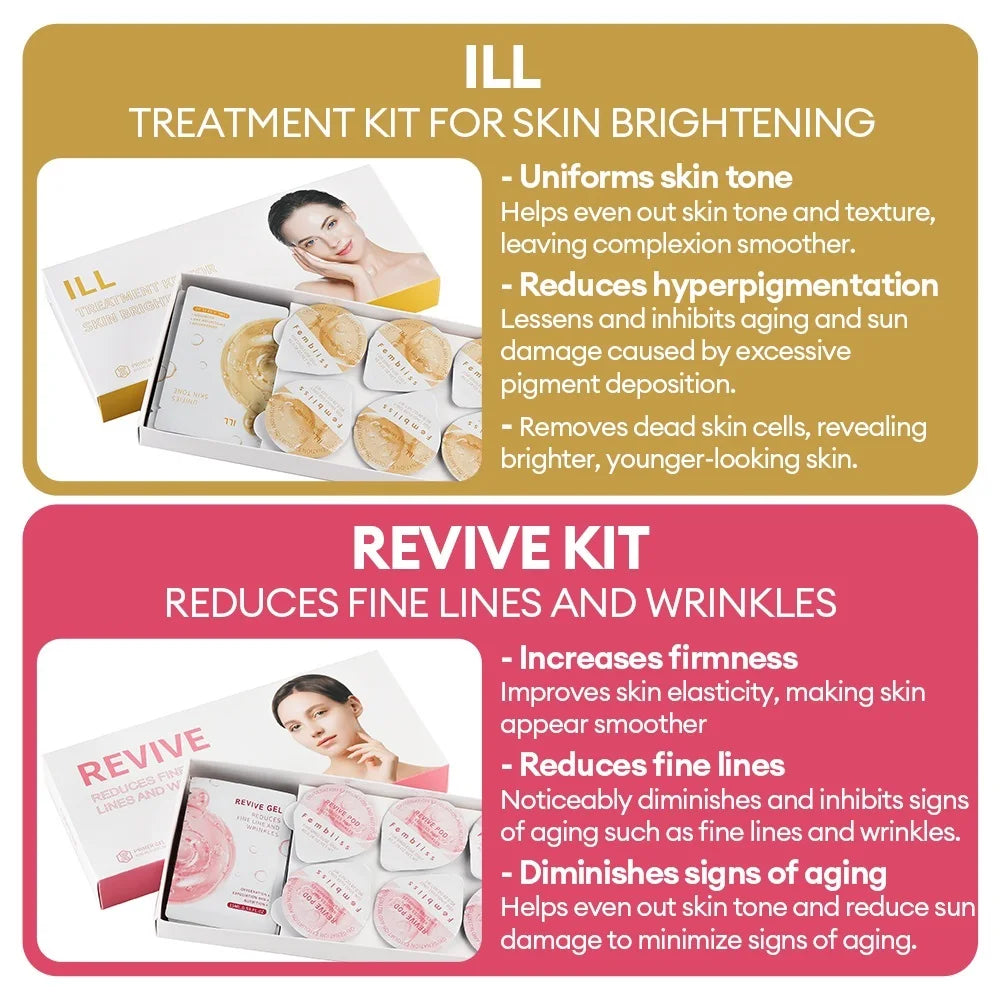 CO2 Bubble Facial Pod Kit - CO2 Capsule Gel & Serum Pods for Aqua Facial Bubble Pen, Deep Cleansing, Hydrating & Spa Skin Care
