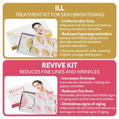 CO2 Bubble Facial Pod Kit - CO2 Capsule Gel & Serum Pods for Aqua Facial Bubble Pen, Deep Cleansing, Hydrating & Spa Skin Care