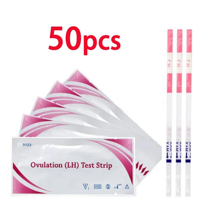 EGENS LH Ovulation Test Strips 50pcs – Urine Fertility Kit for Home Use, Over 99% Accuracy Early Detection Test Strips