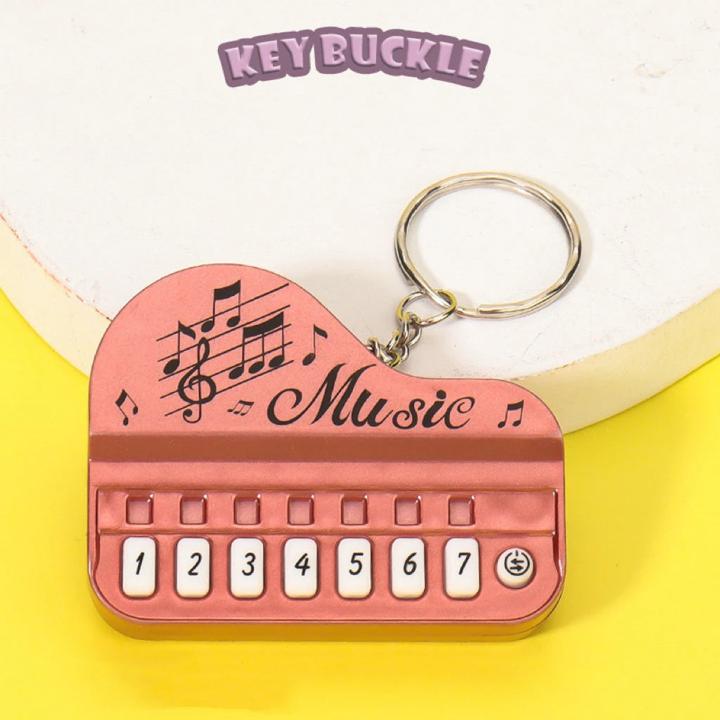 Mini Electronic Piano Keychain - Luminous Musical Toy Pendant and Creative Gift for Music Lovers