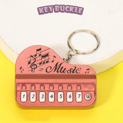Mini Electronic Piano Keychain - Luminous Musical Toy Pendant and Creative Gift for Music Lovers