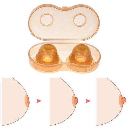 Soft Silicone Nipple Corrector: Aspirator Puller for Flat Inverted Nipples - Niplette Treatment Redress