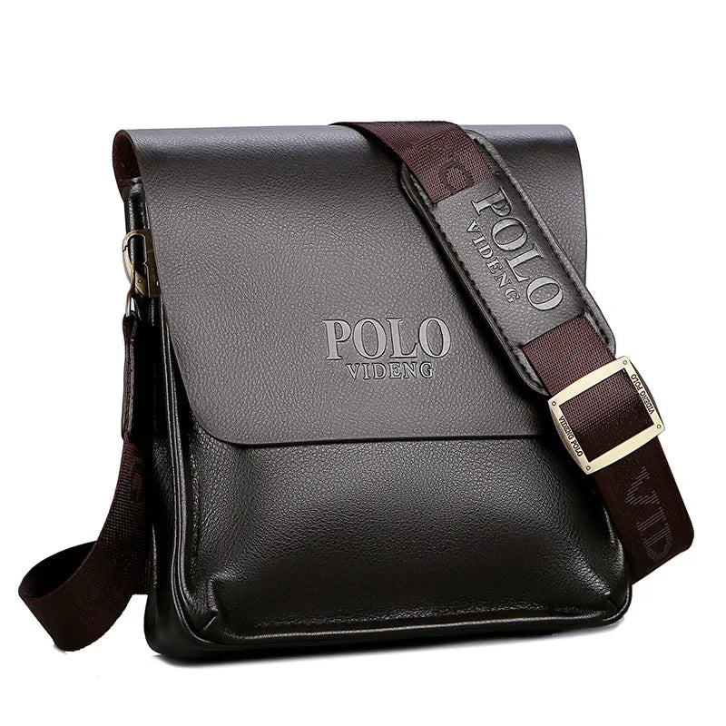 Leisure Business Single Shoulder Bag - Polo Vertical Trendy Sling Bag for Men