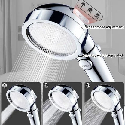 Intelligent Temperature Measuring Portable Home Shower - Pure Copper Brushless Motor, Simple One-Piece Installation