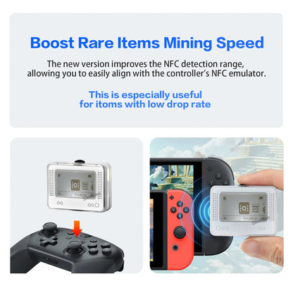 NFC Game Simulator Amiibo Emulator Card – Infinite Smart Swipe Reader for Switch, 3DS & Wii U Universal Gaming Accessories