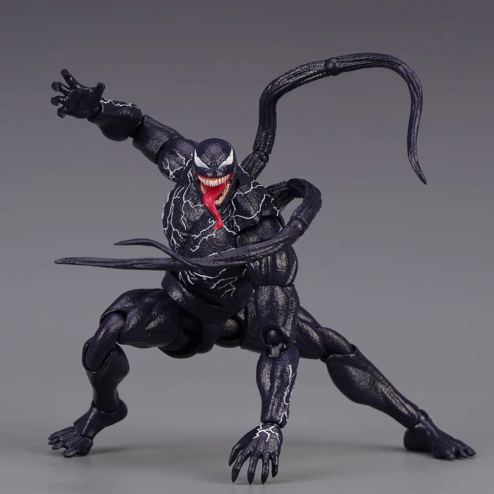 Venom Amazing Yamaguchi Action Figure — Joint Movable Face-Change Collectible Model Toy for Kids Gift