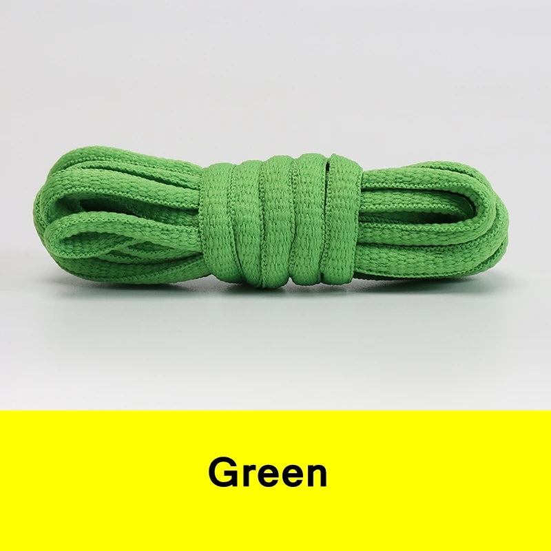 Oval & Semicircle Sneakers Shoe Laces – Classic Woven Round Shoelaces for Adult Unisex Casual & Sports Shoes