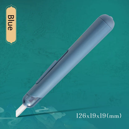 Deli Ceramic Box Cutter Utility Knife – Safe Pocket Paper Opener, Anti-Slip Office & Art Stationery Cutting Tool