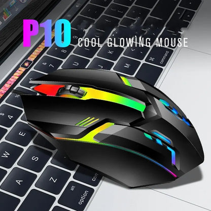 ITLY M01 Sports LED Luminous Backlit USB Wired Gaming Mouse - Designed for Desktop PC, Laptop, and Office Computer Use