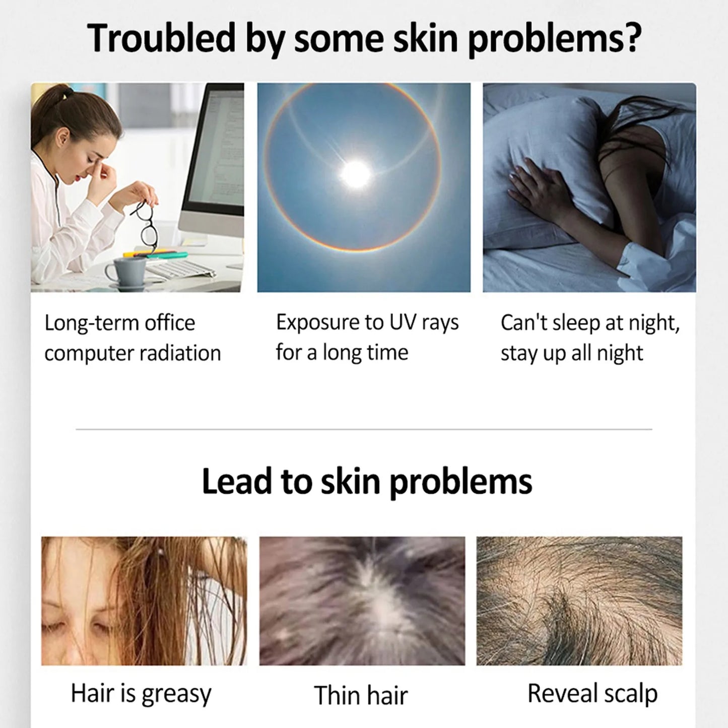 Hair Density Polypeptide Treatment – 60ml Scalp Serum for Follicle Maintenance (1/5/10pcs)