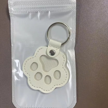 Dog & Cat Hair Storage Keychain – Cute Pet Keepsake Bag Pendant Car Keychain Gift