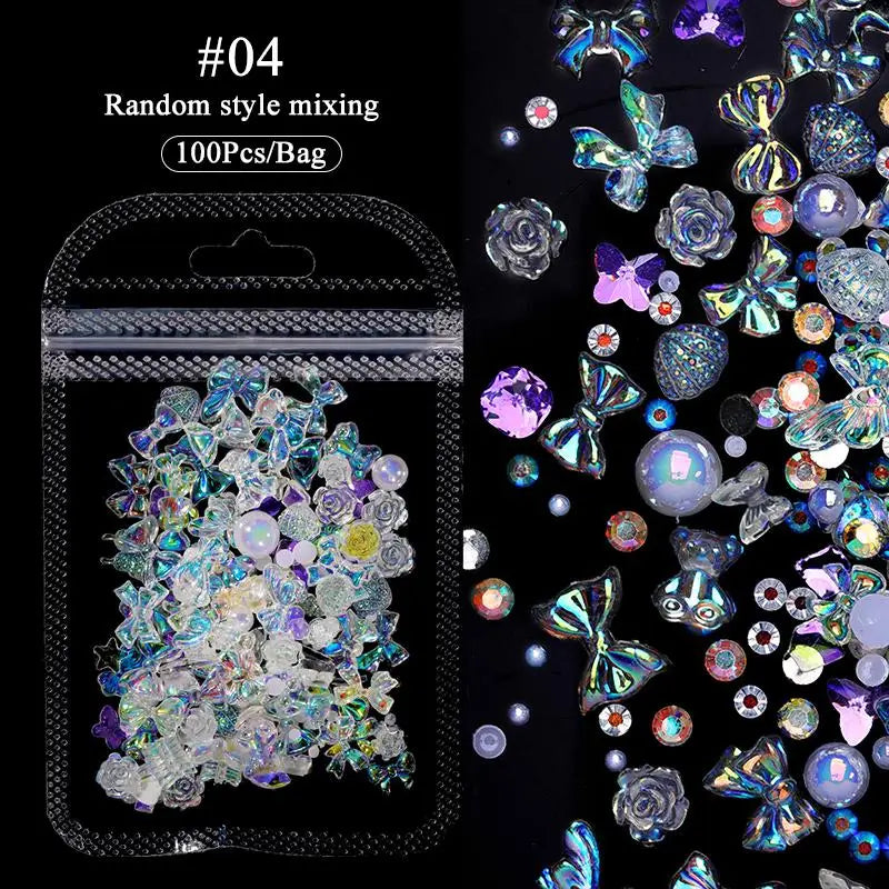 BORN PRETTY 30ML Nail Rhinestone Glue - Gel Adhesive for 3D Nail Charms, Bling Gems & Nail Decoration Supplies
