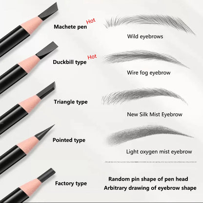 Waterproof Eyebrow Pencil – Long-Lasting Brow Enhancer for Professional Makeup, Brow Lift & Feathered Eyebrows
