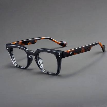 New Retro Square Frame Reading Glasses – High-Definition Printed Presbyopia Glasses for Men & Women