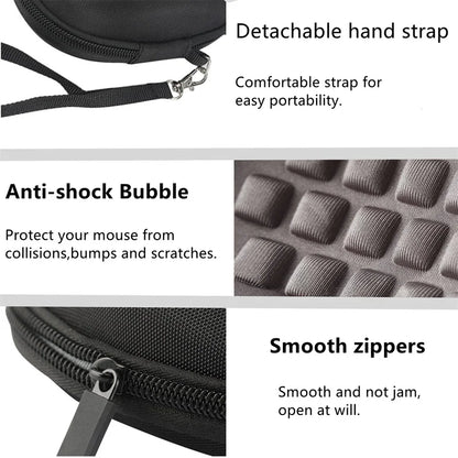 Carrying Bag for Gaming Mouse – Shockproof & Waterproof Storage Case for Logitech MX Master 2S/3, G502 Mice, Travel Accessories