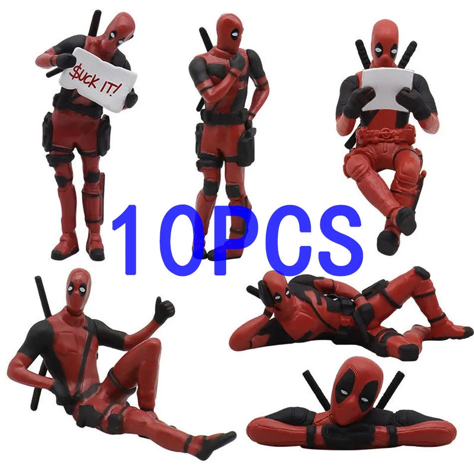 Deadpool & Wolverine Movie Figures – Cute Action Toy Dolls & Plush Decor for Kids’ Birthday Gifts
