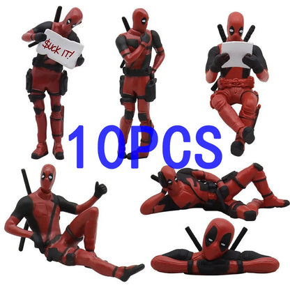 Deadpool & Wolverine Movie Figures – Cute Action Toy Dolls & Plush Decor for Kids’ Birthday Gifts