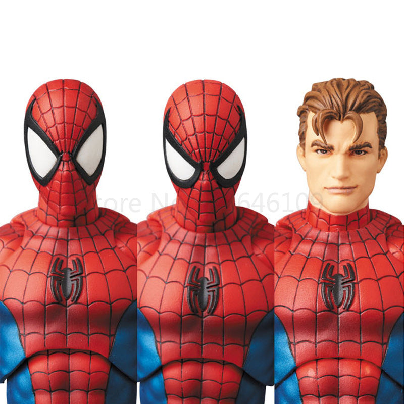 Disney Mafex 075 Spider-Man 16 cm Action Figure — High-Quality Collectible Toy with Multiple Accessories for Gifts & Display