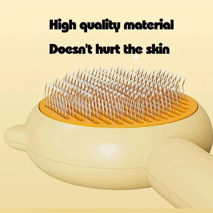 Pet Comb One-Key Hair Removal Cleaning Brush - Magic Massage Grooming Needle Scratcher for Cat Dog Care Supplies