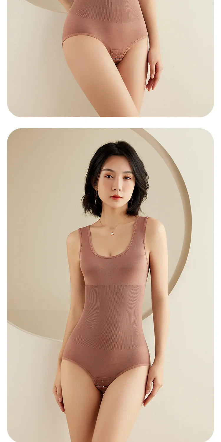 1/2PCS Women’s Bodysuit Shapewear — Slimming Corset Body Shaper Underwear with Tummy Control Briefs, Fits 35-110kg