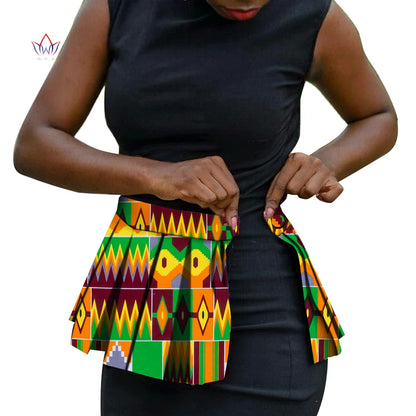African Print Waist Corset Belt - Handmade Ankara Overlay Tie Belt for Women, Stylish Skirt & Dress Accessory