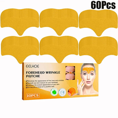 Forehead Wrinkle Patches Anti-Wrinkle Gel Pads – Natural Forehead Line Removal Facial Patches (10–100pcs)