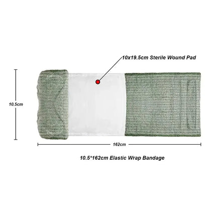 Medical Trauma Kit with Israeli Bandage – 4/6 Inch Emergency First Aid for Camping & Hiking