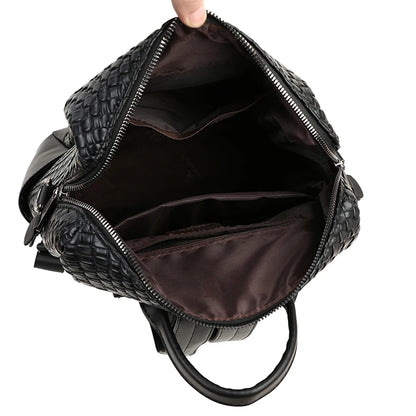 Luxury Women's Designer Backpack - High-Quality Leather, Large Capacity, Multifunctional Travel Mochila for Girls