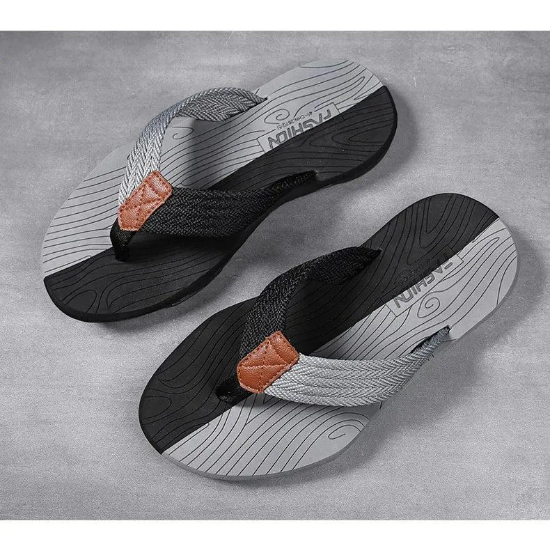 Men’s Summer Flip Flops – Comfortable Non-Slip Casual Slides & Beach Sandals