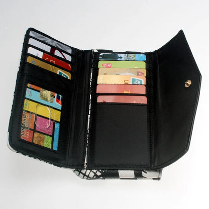 Printed Relief Wallet – Personalized Large Capacity Card Holder, Ideal Christmas Gift