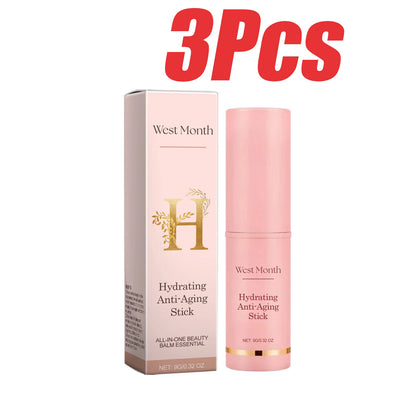 Moisturizing Multi Balm Stick - Collagen Hydrating Balm for Skin Firmness, Brightness, and Wrinkle Care