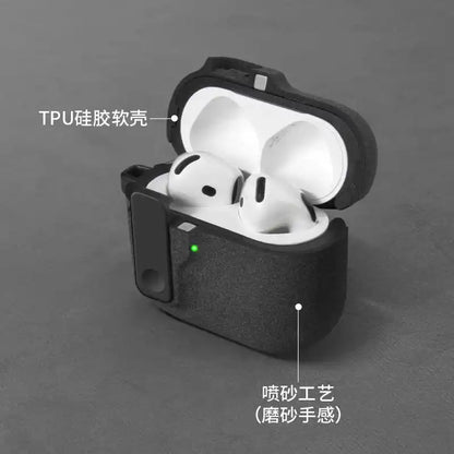 2024 New Hard Hybrid Protector Case for AirPods 4 (USB-C) — Magnetic Lid Lock Luxury Cover for Apple AirPods 4