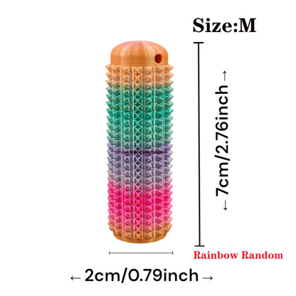 3D Printed Little Ouchies Spiky Sensory Toy — Mini Grippie Fidget Keychain for Stress Relief & Stimming
