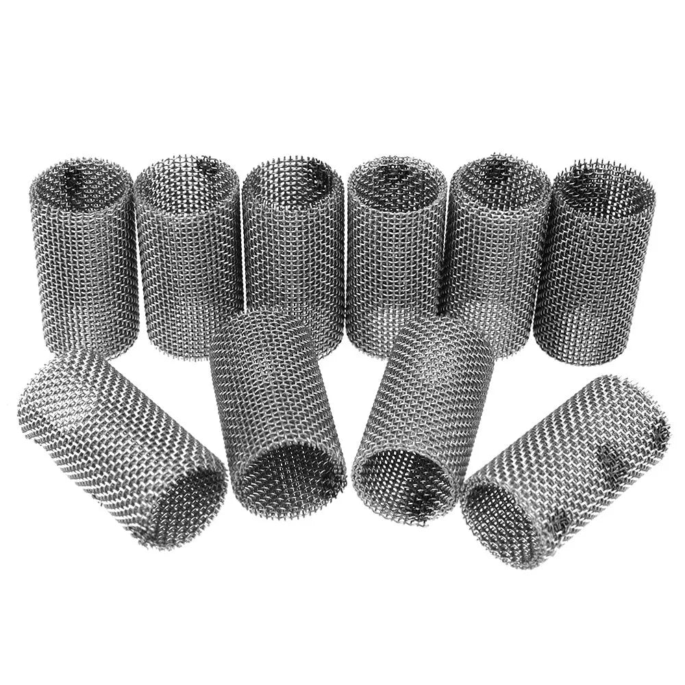 10 Pieces 310s Stainless Steel Car Glow Plug Burner Strainer Screen Filter Mesh - for Diesel Air Parking Heaters