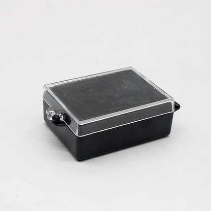 100PCS Dental Implant Storage Box – 1inch & 2inch Plastic Denture Box with Sponge, Blue, Black, White, for Dentistry & Laboratory