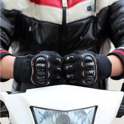 Men's Motorcycle Racing Gloves – Breathable Closed Finger Gloves for Outdoor Sports & Crossbike Riding