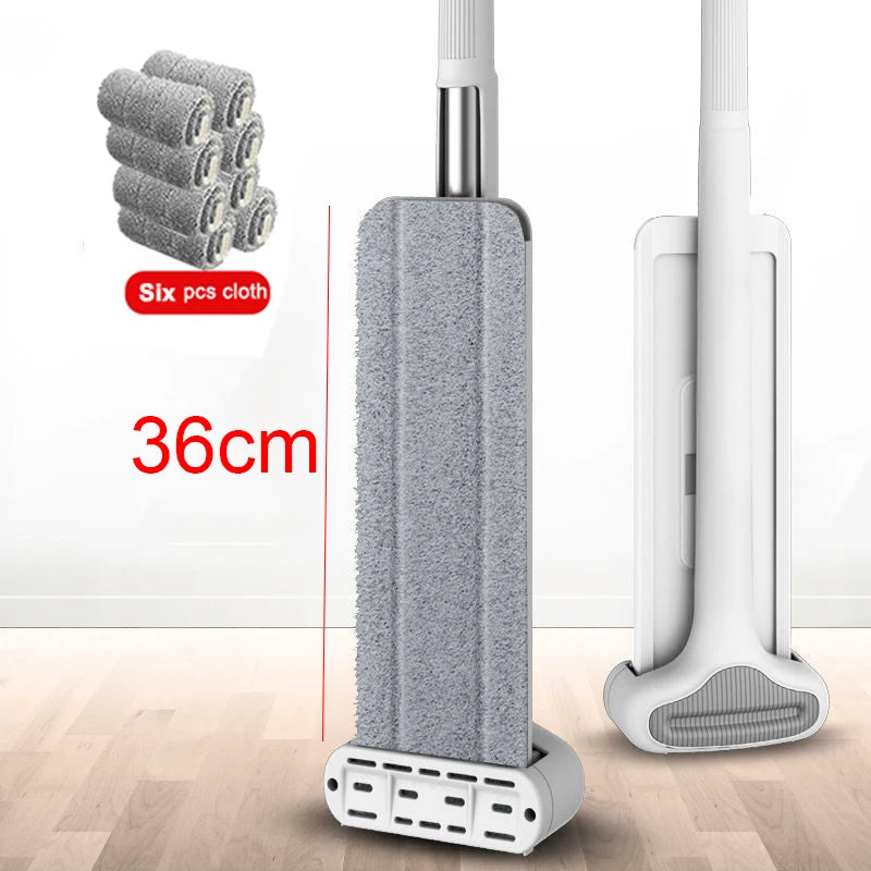 Mmagic 360° Rotation Spin Mop | Flat Mop Cleaner with Bucket for Easy Floor & Home Cleaning | Wash & Dry Mop System