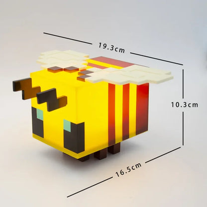 MC Game LED Creeper Night Lamp – Creative Block Button Light for Bedroom, Desk, and Bedside Decoration
