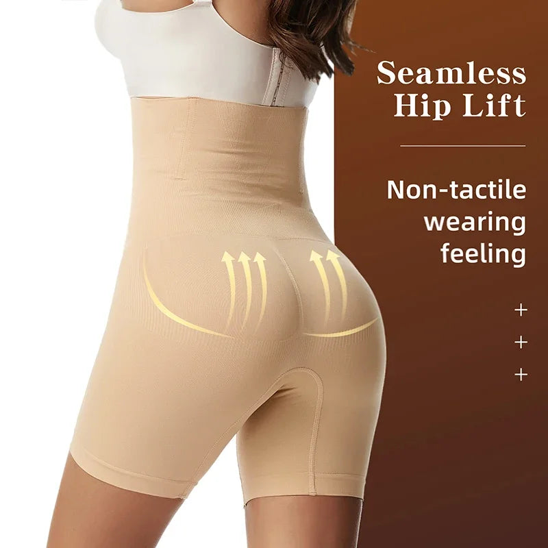 Women’s Seamless High-Waist Shapewear – Butt Lifter Tummy Control Slimming Panty Briefs