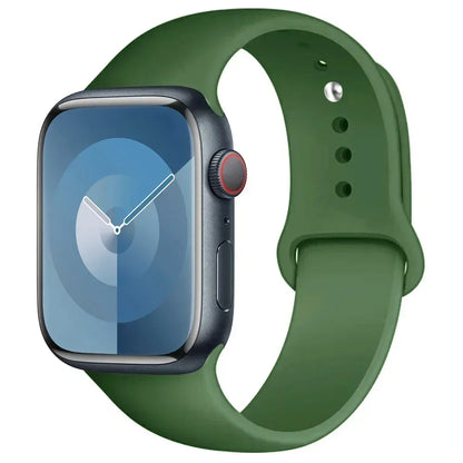 Silicone Sport Band for Apple Watch — Fits Ultra 2/3 & Series 11–SE (40–49mm)