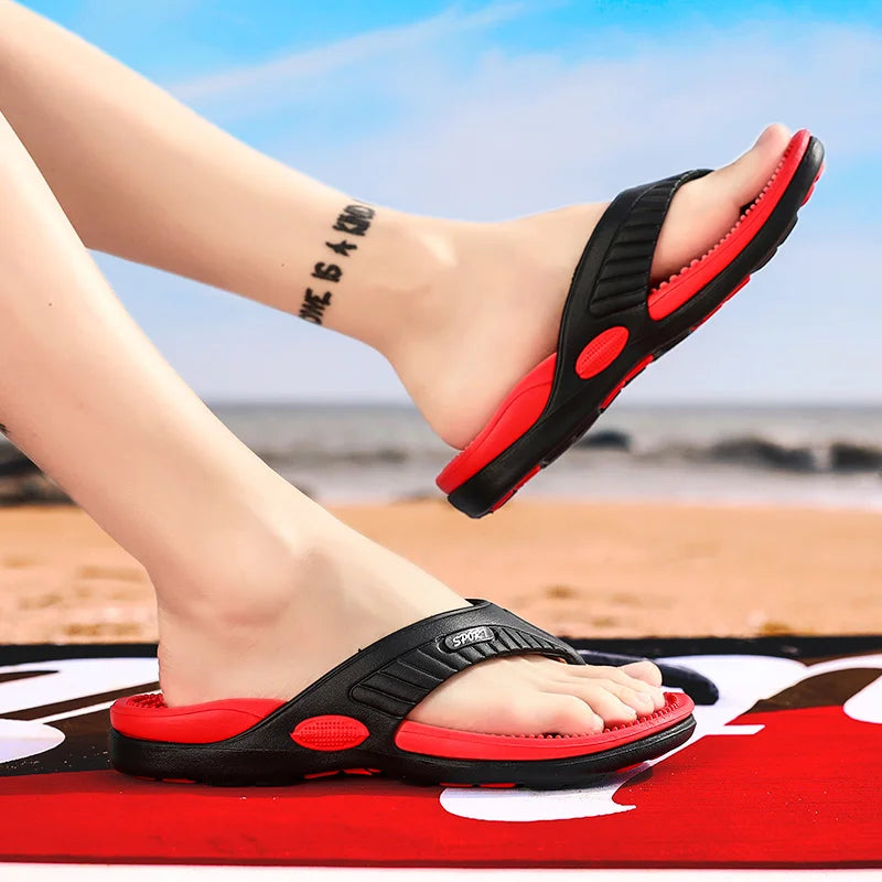 New Summer Fashion Men’s Light Slippers – Casual, Breathable Indoor & Outdoor Footwea